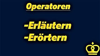 Die Operatoren ERLÄUTERN und ERÖRTERN erklärt  Geschichte Abitur 2023 [upl. by Penhall887]