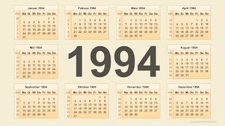 Kalender 1994 [upl. by Frech700]