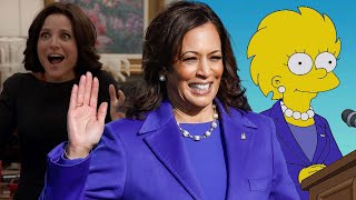 How Veep and The Simpsons Predicted Kamala Harris Presidential Run [upl. by Ycnuahc]