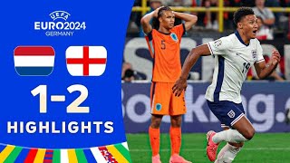 Netherlands vs England 12 HIGHLIGHTS  EURO 2024 [upl. by Drugge]