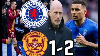 STEELMEN SINK TITLE 56 RANGERS 12 MOTHERWELL  MATCH REVIEW  SCOTTISH PREMIERSHIP [upl. by Harte]