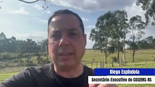 Fala Diego Espíndola SecretárioExecutivo do COSEMSRS sobre o Censo [upl. by Ahtekal774]