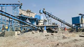 Puzzolana 150TPH 2 Stage crushing plant [upl. by Araf595]