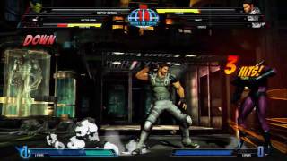 Marvel vs Capcom 3 Doom SuperSkrull Deadpool VS Chun Li Chris Dante Gameplay TRUEHD QUALITY [upl. by Bette-Ann]