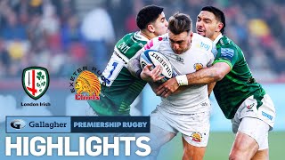 London Irish v Exeter  HIGHLIGHTS  Comeback Win in West London  Gallagher Premiership 202122 [upl. by Aisital]