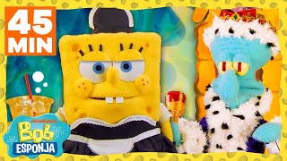 ¡Maratón de Pineapple Playhouse de Bob Esponja durante 45 minutos  Bob Esponja en Español [upl. by Ruffina29]