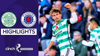 Celtic vs Rangers 21 Highlights  Scottish Premiership 2024  Lundstram Red Card  ORiley Goal [upl. by Hillegass]