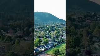 Something different Test run with the new drone drone droneflight mountainviews skyline HS600 [upl. by Faires773]