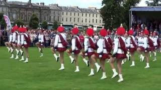 Lochiel Marching Drill Team Military Tattoo In Perth Perthshire Scotland [upl. by Eciuqram]