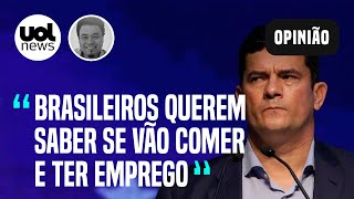 Moro tem pauta do combate à corrupção mas parece não saber falar sobre outros temas diz Sakamoto [upl. by Nimaynib]