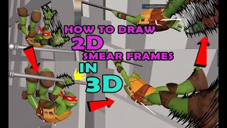 How to draw 2D ANIMATED SMEAR FRAMES in 3D with ANNIE animator David Han  Griffin Animation Academy [upl. by Patrica486]