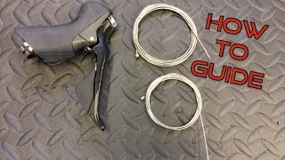 How to change cables Shimano Ultegra R8000 Shifters [upl. by Annawat]