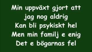 Bögarnas fel Lyrics [upl. by Crespi]