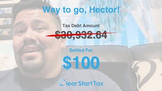 Clear Start Tax  Client Testimony  Hector G [upl. by Aceissej]