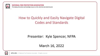 How to Quickly and Easily Navigate Digital Codes and Standards in NFPA LiNK® [upl. by Adniled253]