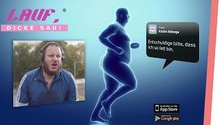 Lauf dicke Sau – Die ehrliche Fitness App [upl. by Adidnac]