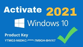 How activate Windows 10  Activating Windows 10 in 2021 [upl. by Htebyram]