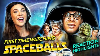 Coby loses it watching SPACEBALLS 1987 Movie Reaction FIRST TIME WATCHING [upl. by Latsyrk]