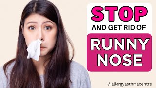 How to Stop Runny Nose  allergic rhinitis runny nose remedy  stop runny nose cold runny nose [upl. by Gautier]