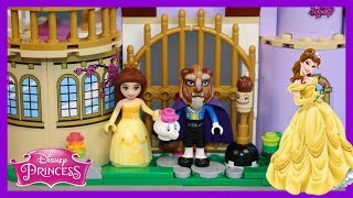 Lego Disney  Belles bezauberndes Schloss  DEMO  unboxing  aufbau [upl. by Plate]