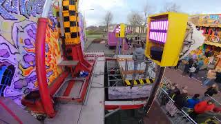 Hell Raiders Booster  Elsinga Onride VJ Kermis Aalsmeer 2024 [upl. by Rianon]