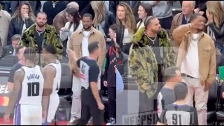 quotYou A Goofquot Drake Ready To Throw Hands With Demar Derozan After Disrespect At Raptors Game [upl. by Kendricks]