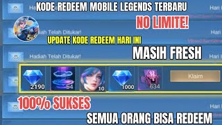 BURUAN 4 KODE REDEEM ML TERBARU KODE REDEEM MOBILE LEGENDS HARI INI UPDATE DESEMBER 2023 [upl. by Domella744]