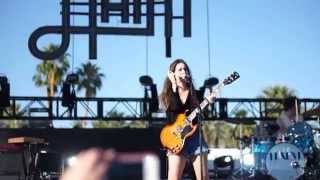 Haim  My Song 5 Live Coachella 2014 HD [upl. by Kred]