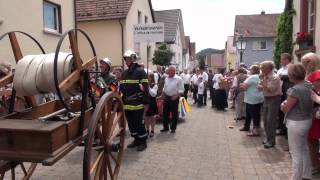 Festumzug zur 40 Jahr Feier der Partnerschaft Erfweiler Belmont Clip 35 [upl. by Nagard589]