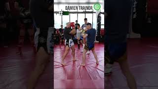 Fast Muay Thai Head Kick to Counter the Teep with Damien Trainor [upl. by Abran575]