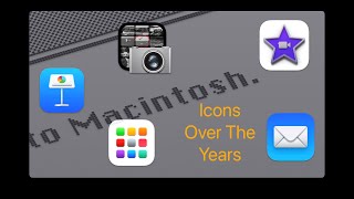 Mac Icons Over The Decades 4K HDR [upl. by Nett134]