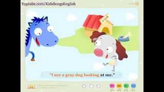 Kids Songs English  quotBrown Bearquot HD  Kids Learn Color [upl. by Jorie]