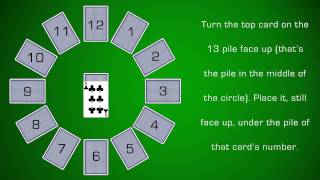 How To Play Clock Solitaire [upl. by Eelak]