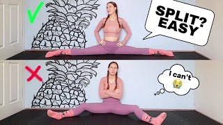 Learning how to do a split in gymnastics for beginners [upl. by Stallworth]