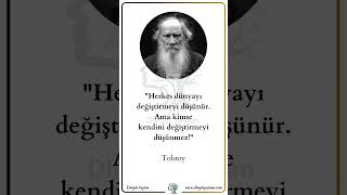 Tolstoy ‘un 3 Müthiş Tespiti  Lev Tolstoy  Dinginyasamcom anlamlısözler gününsözü [upl. by Grove]