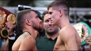 Ломаченко  Кэмпбелл Взвешивание WEIGH IN Lomachenko vs Campbell [upl. by Ellicul]