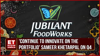 Jubilant Food What do the Q4 numbers say When should you buy  Management Commentary  Stock News [upl. by Linis]