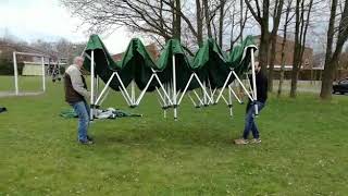 Opzetinstructie partytent 3x6 easy up [upl. by Yhtimit720]