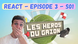 REACT  Les Héros du Gazon  Saison 1  Episode 3  Léo divise le vestiaire suite à son passage TV [upl. by Ardnuhsor527]