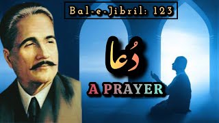 Dua A Prayer by Allama Iqbal  Motivational Poetry [upl. by Yentruocal]