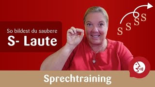 Sprechtraining  Lispeln  So bildest du saubere S Laute [upl. by Holmen]