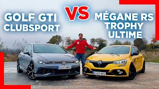 RENAULT MEGANE RS ULTIME vs VW GOLF GTI CLUBSPORT  ¿CUÁL ES el MEJOR TRACCIÓN DELANTERA [upl. by Mickelson351]