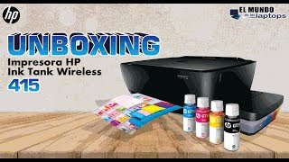 สอนติดตั้ง HP INK TANK WIRELESS 415 [upl. by Aniaz]