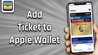 How To Add Ticket To Apple Wallet easy [upl. by Eilema]