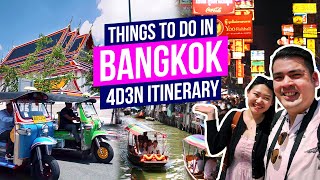 Things to do in Bangkok  4D3N Itinerary  Thailand [upl. by Damales]