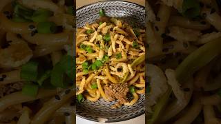 Beef Yaki Udon Stir Fry stirfry udonnoodle asianrecipe dinnerideas r [upl. by Nuyh]