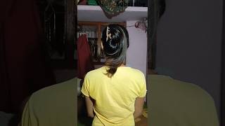 Claw clip tutorial with long hair hairstyle shorts [upl. by Pinsky]