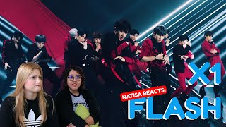 NATISA REACTS X1 엑스원 FLASH MV [upl. by Aitak257]