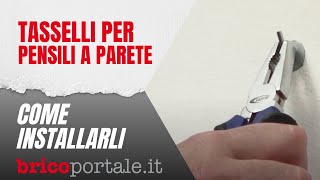 Come installare dei pensili a parete utilizzando i tasselli [upl. by Kciredor225]