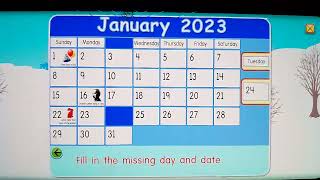 Starfall The quotJanuary 24 2023quot Calender [upl. by Skyla]